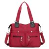 Women's Handbag Solid (Red )