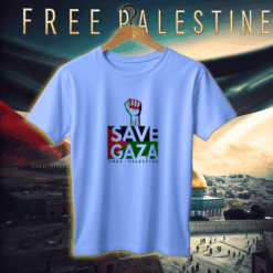 Jersey Fabrics Save Gaza Free Palestine T-shirt