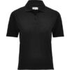 Cotton Half Sleeve Polo Shirt For Men - Black