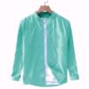 Men's Solid Colour Ban color Shirt  (paste)