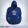 "মাটির দেহ" Islamic Hoodie (Royal Blue)