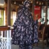 Elegant Palazzo long Khimar Set