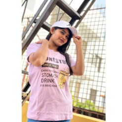 DTF Printed ladies  T shirt | Half Sleeve Plain | Regular Fit Ladies T Shirt for Women & Girls |