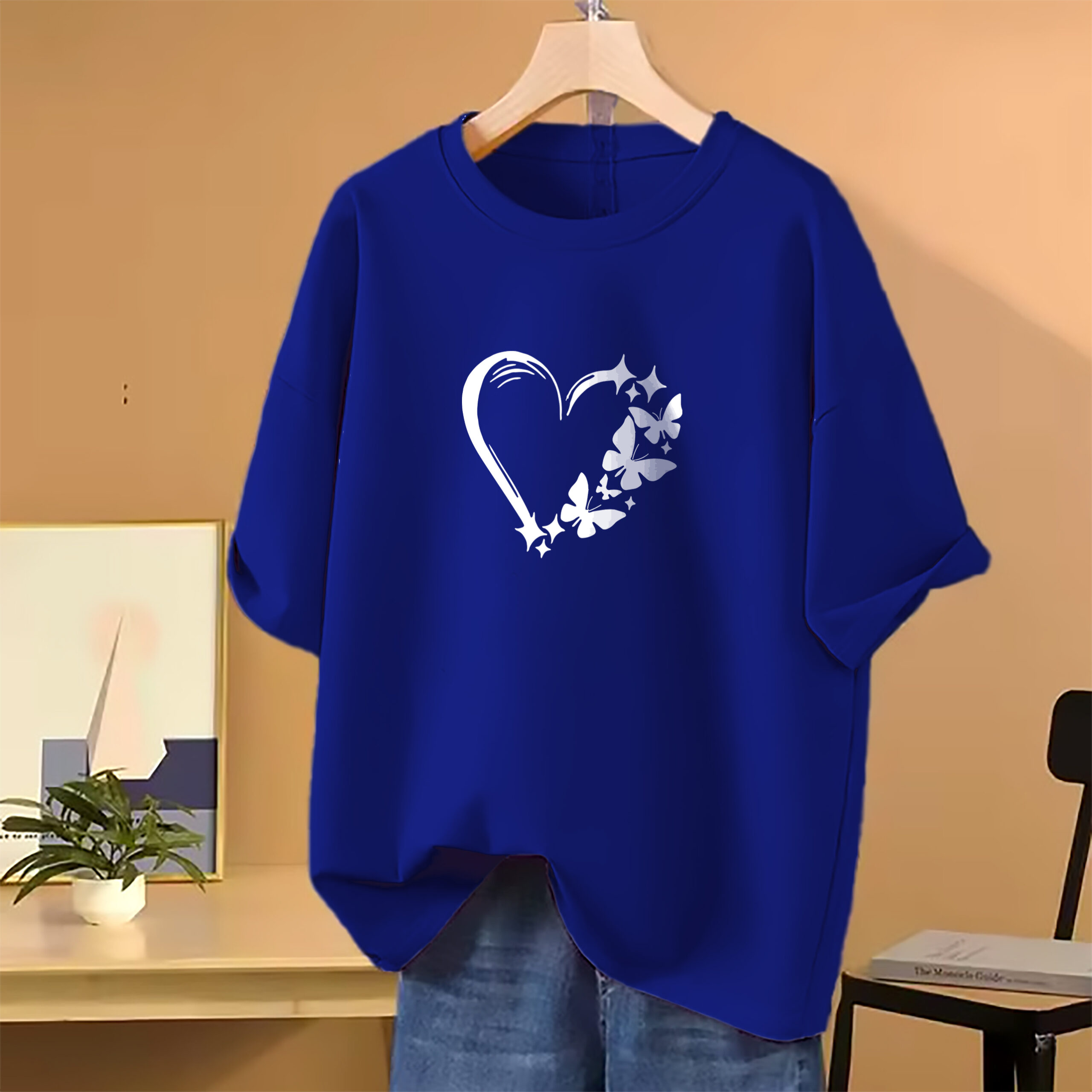 Lovely Drop shoulder T-shirt for Women