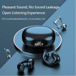 Painless Wear Ear-clip Earphones, Air Conduction, HiFi Stereo, Clip On Wireless Earphone, Touch Control Model LY22