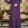 Dubai cherry fabric Tasfiya button borka for women//without hijab only borka