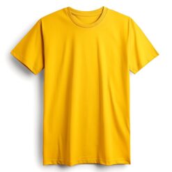 Jersey Fabrics T-Shirt (Yellow) পাতলা কাপড়ের তৈরি জার্সি ফেব্রিক্স টি-শার্ট