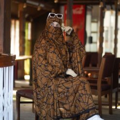 Elegant Palazzo long Khimar Set