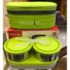 Lunch Box 2 Steel & 1 Microwave Safe Plastik Box
