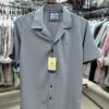 Shy Looks Dropped Shulderd Half Sleeve Shirt for Men's ( Ash )
