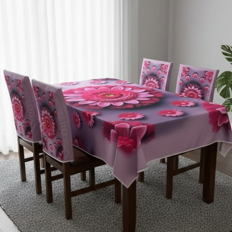 China Premium 3D Print Table Cloth Set
