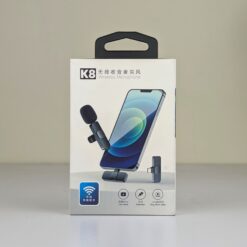 K8 Wireless Microphone for YouTube Vlogging, Video Recording Online Classes with Noise Cancellation Mic Supports (Type  C)