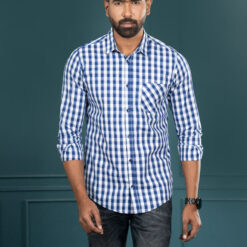 Men's  long sleeve check shirt